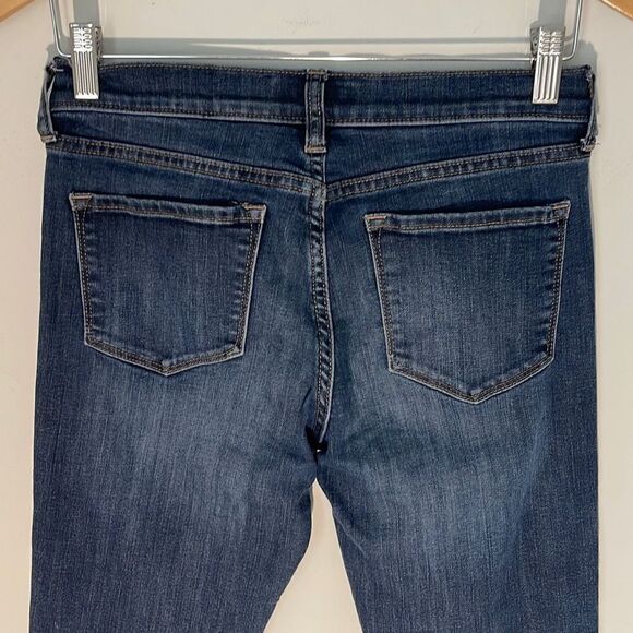 Banana Republic Women's Skinny Fit Jeans Stretch Mid Rise Dark Wash Blue 26/2 - Picture 4 of 10